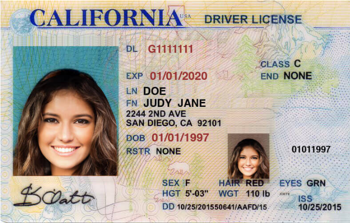 California Driving License