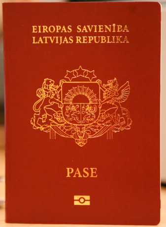 Latvian Passport Sample